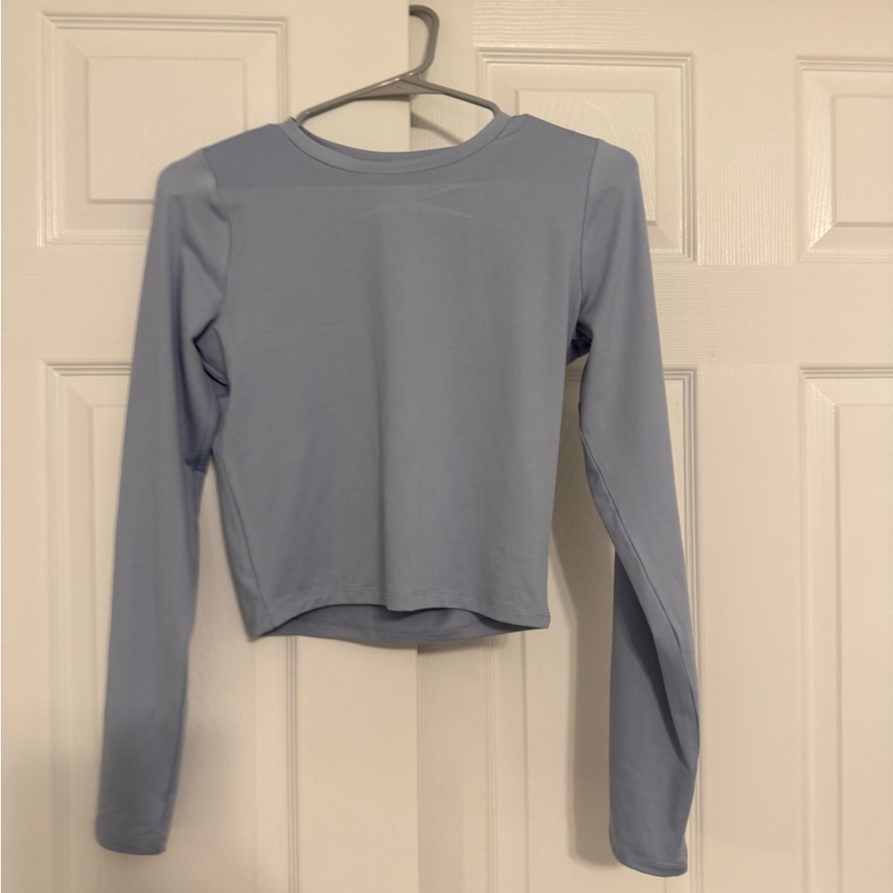 Hollister Seemless Blue Long Sleeve Tee